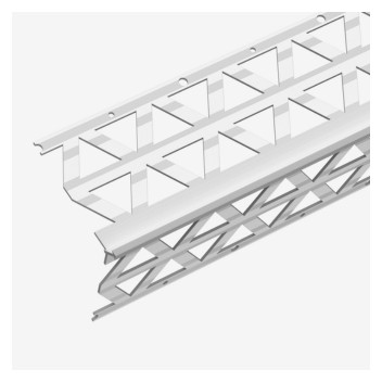 10MM PLASTIC ANGLE BEAD (C10) 2500MM PAB10