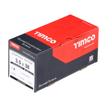 TIMCO DRYWALL SCREW PH2 FINE GREY 3.5 x 38 1000 PCS