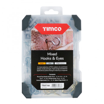 TIMCO MIX HOOKS & EYES 133pcs 133 PCS
