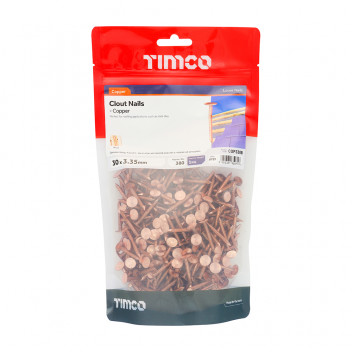 TIMCO CLOUT NAIL COPPER 30 X 3.35 50PCS