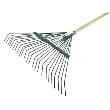 FAITHFULL COUNTRYMAN LAWN RAKE  24 ROUND TINES