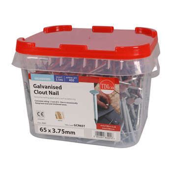 TIMCO CLOUT NAIL - GALVANISED 65 x 3.75 2.50 KG
