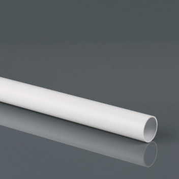 32MM SOLVENT WASTE MUPVC WASTEPIPE WHITE 3M W1010WP