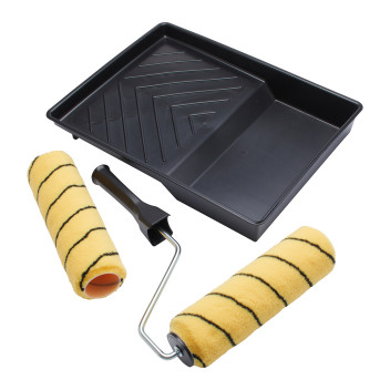 9INX1.75IN TIGER MED PILE ROLLER KIT & 2 REFILL