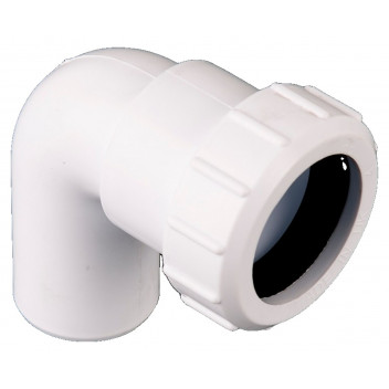 COMP WASTE 32MM SWIVEL ELBOW PLAIN TAIL W408