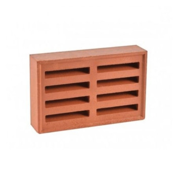 AIR BRICK LOUVRED RED (YA17R) 140 X 220MM
