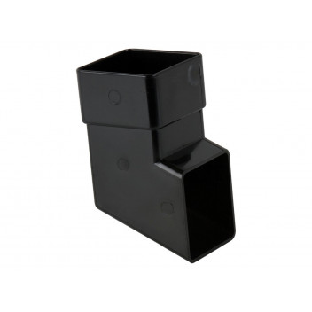 65MM SQUARE DOWNPIPE SHOE BLACK BR516B