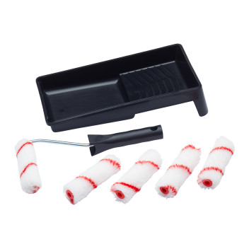 PRODEC 5X4IN EMULSION MINI ROLLER & TRAY KIT CONTRACTOR PRRT037