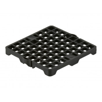 UNDERGROUND DISHED GRATE SQ. 160M PLASTIC B9141