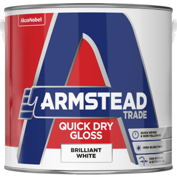 ARMSTEAD QUICK DRY GLOSS BRILLIANT WHITE 2.5L