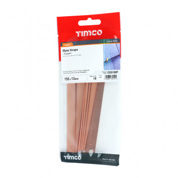TIMCO SLATE STRAPS COPPER 15 0 X 13 10 PCS
