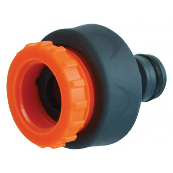 FAITHFULL PLASTIC TAP CONNECTOR 1/2 & 3/4IN