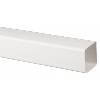 65MM X 4M SQUARE DOWNPIPE WHITE BR503W