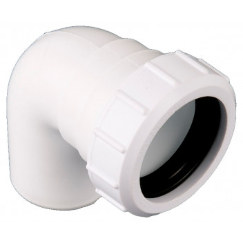 COMP WASTE 40MM SWIVEL ELBOW PLAIN TAIL W418