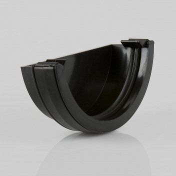 112MM ROUND EXT STOPEND BLACK BR047B