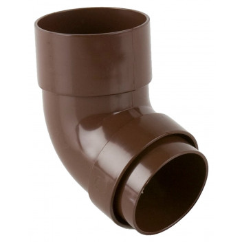 68MM ROUND DOWNPIPE 112.5 BEND BROWN BR209BR