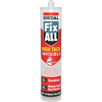 SOUDAL FIX ALL HIGH TACK INVIS 290ML INVISIBLE