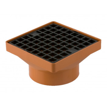 UNDERGROUND SQ HOPPER 160MM SOLV SOCKET B1061