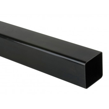 65MM X 2.5M SQUARE DOWNPIPE BLACK BR501B