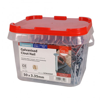TIMCO CLOUT NAIL - GALVANISED 50 x 3.35 2.50 KG