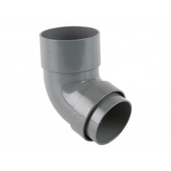 68MM ROUND DOWNPIPE 92.5 BEND GREY BR208G