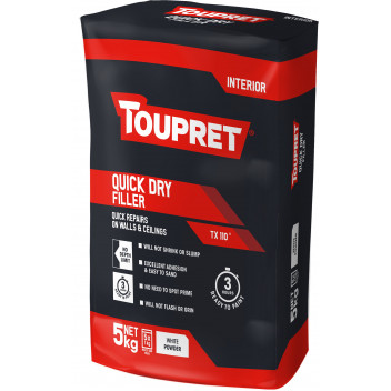 TOUPRET QUICK DRY FILLER TX10  5X1KG BAG