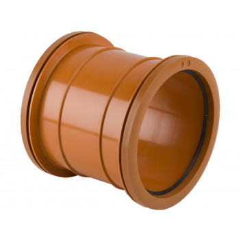 UNDERGROUND COUPLING PVC (SLIP) 160MM B7001S