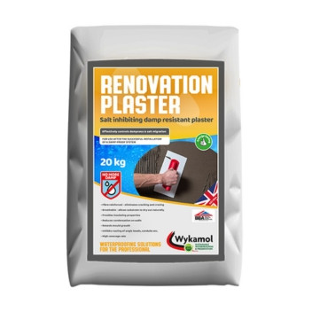 WYKAMOL RENOVATION PLASTER 20KG  NO MORE DAMP