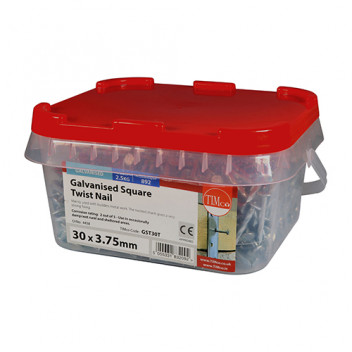 TIMCO SQUARE TWIST NAIL - GALVANISED 30 x 3.75 2.50 KG