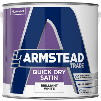 ARMSTEAD QUICK DRY SATIN BRILLIANT WHITE 2.5L