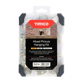 TIMCO MIX PICTURE HANGING KIT 179pcs 179 PCS