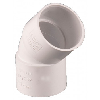 32MM SOLVENT WASTE OBTUSE BEND 135 WHITE W1130WP