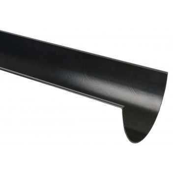 170MM X 4M DEEPSTYLE GUTTER BLACK BR092B