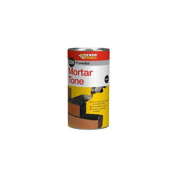 208 POWDER MORTAR TONE CEMENT DYE BLACK  1KG