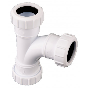 COMP WASTE 32MM X 92.5 SWEPT COMP TEE W403