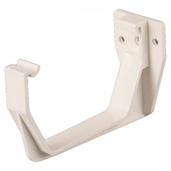 114MM SQUARE GUTTER SUPPORT BRACKET WHITE BR053W