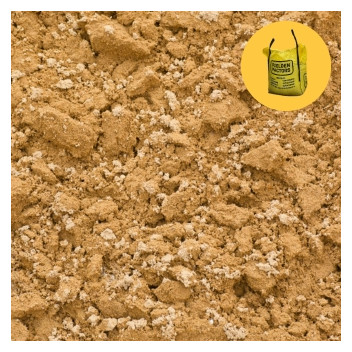 YELLOW BUILDING SAND BULK BAG