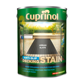 CUPRINOL ANTI-SLIP DECKING STAIN URBAN SLATE 5L