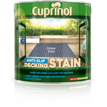 CUPRINOL ANTI-SLIP DECKING STAIN URBAN SLATE 2.5L