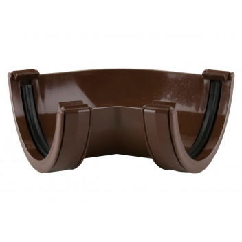 112MM HALF ROUND GUTTER ANGLE 135 BROWN BR049BR