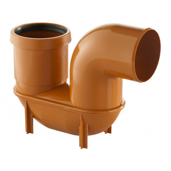 UNDERGROUND LOW LEVEL P TRAP GULLY 110MM B1300
