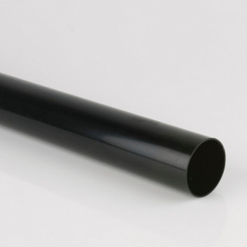 68MM X 5.5M ROUND DOWNPIPE BLACK BR204B