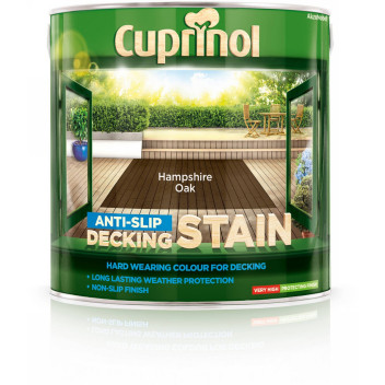 CUPRINOL ANTI-SLIP DECKING STAIN HAMPSHIRE OAK 2.5L