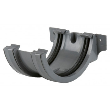112MM ROUND GUTTER JOINT BRACKET GREY BR044G