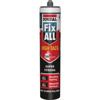 SOUDAL FIX ALL HIGH TACK 290ML RAL7016 ANTHRACITE GREY