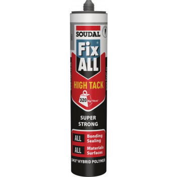 SOUDAL FIX ALL HIGH TACK 290ML GREY