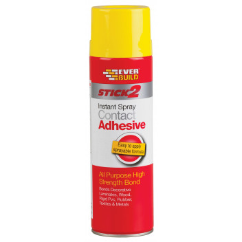 STICK 2 INSTANT CONTACT SPRAY ADHESIVE  500ML