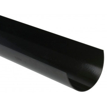 115MM X 4M DEEPSTYLE GUTTER BLACK BR072B