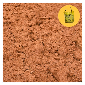 RED BUILDING SAND BULK BAG