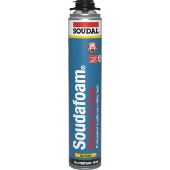 SOUDAL SOUDAFOAM WINDOW & DOOR 750ML CHAMPAGNE